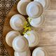 Lot of 10 vintage hollow plates - Lunéville -
