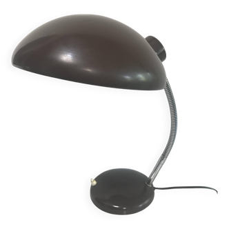 Lampe de bureau rétro des années 60 de style Philips marron