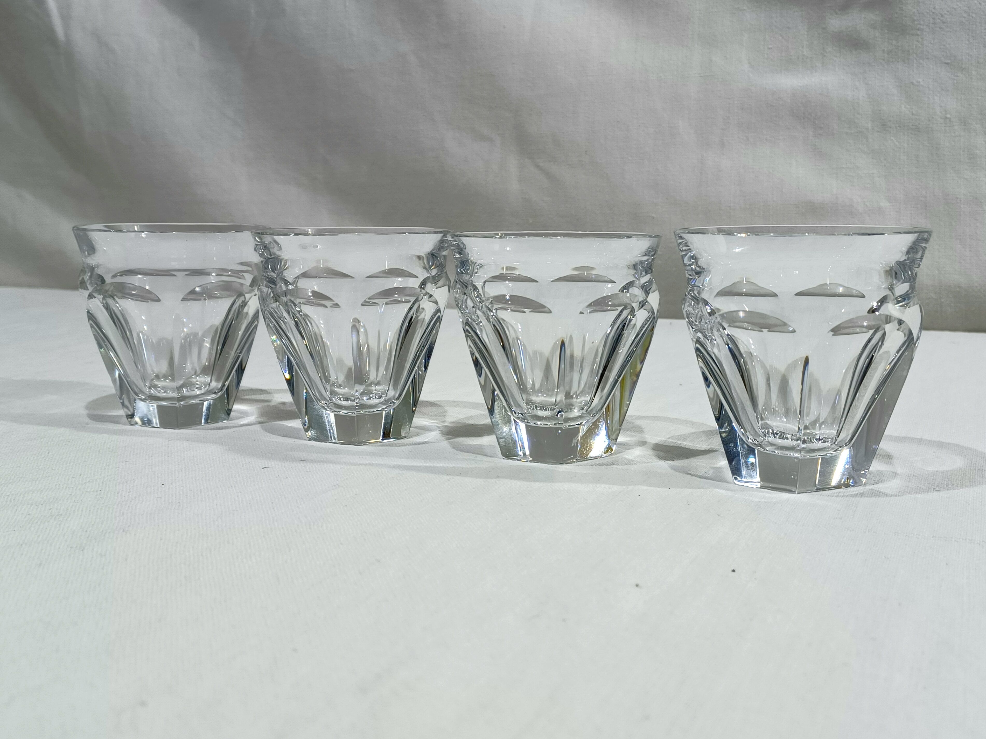Set of 4 shot cups Baccarat