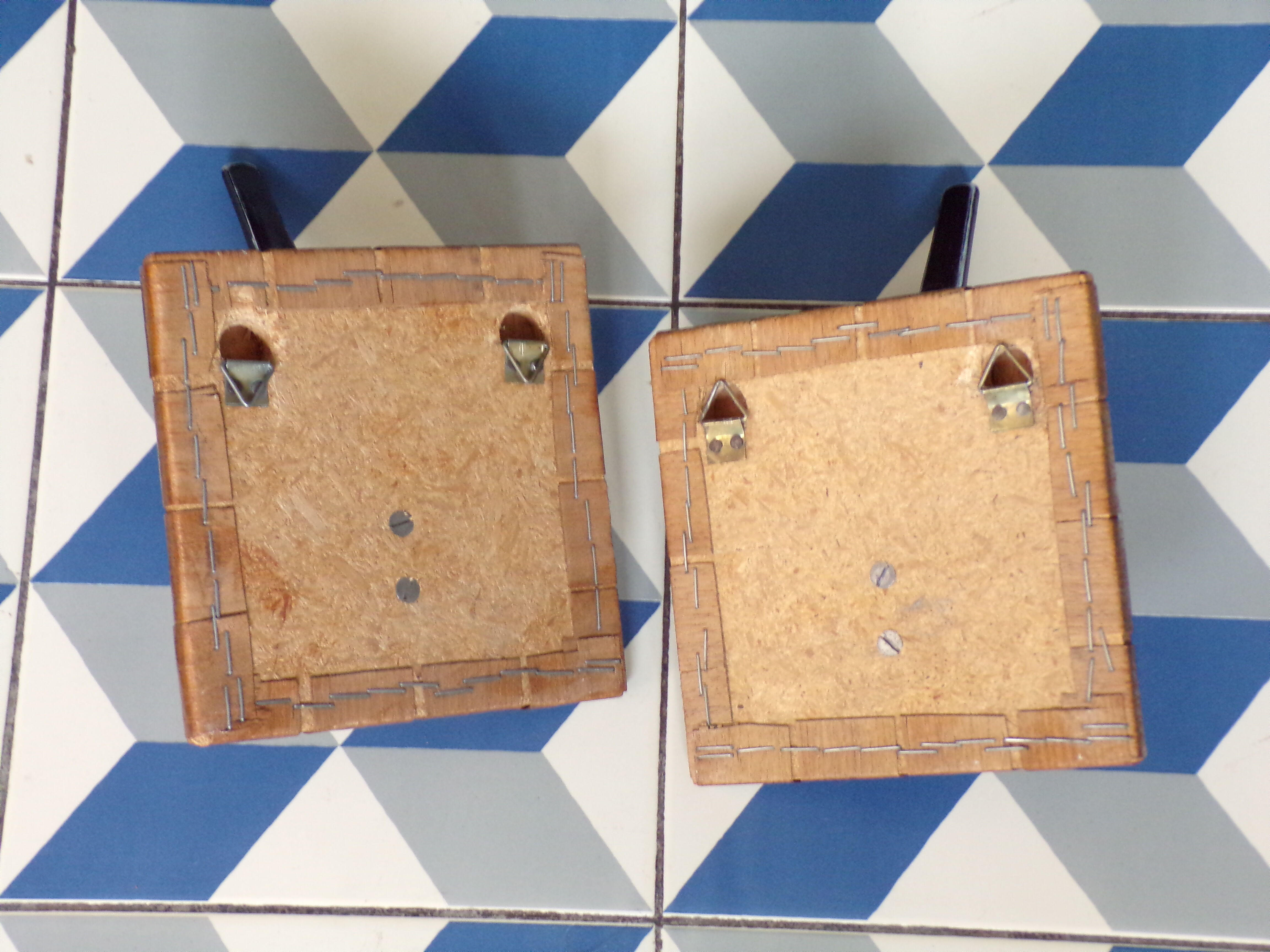 2 patères vintage