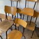 Lot 8 school chairs