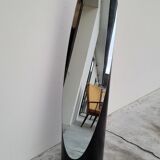 Vintage psyche mirror on foot 1980