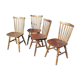 Series of 4 chairs bistro Baumann model Tacoma - 60s