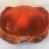 Vintage Caugant crab earthenware terrine