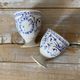 Antique ironstone egg cups