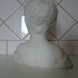 Laughing child bust after Donatello in Sèvres biscuit