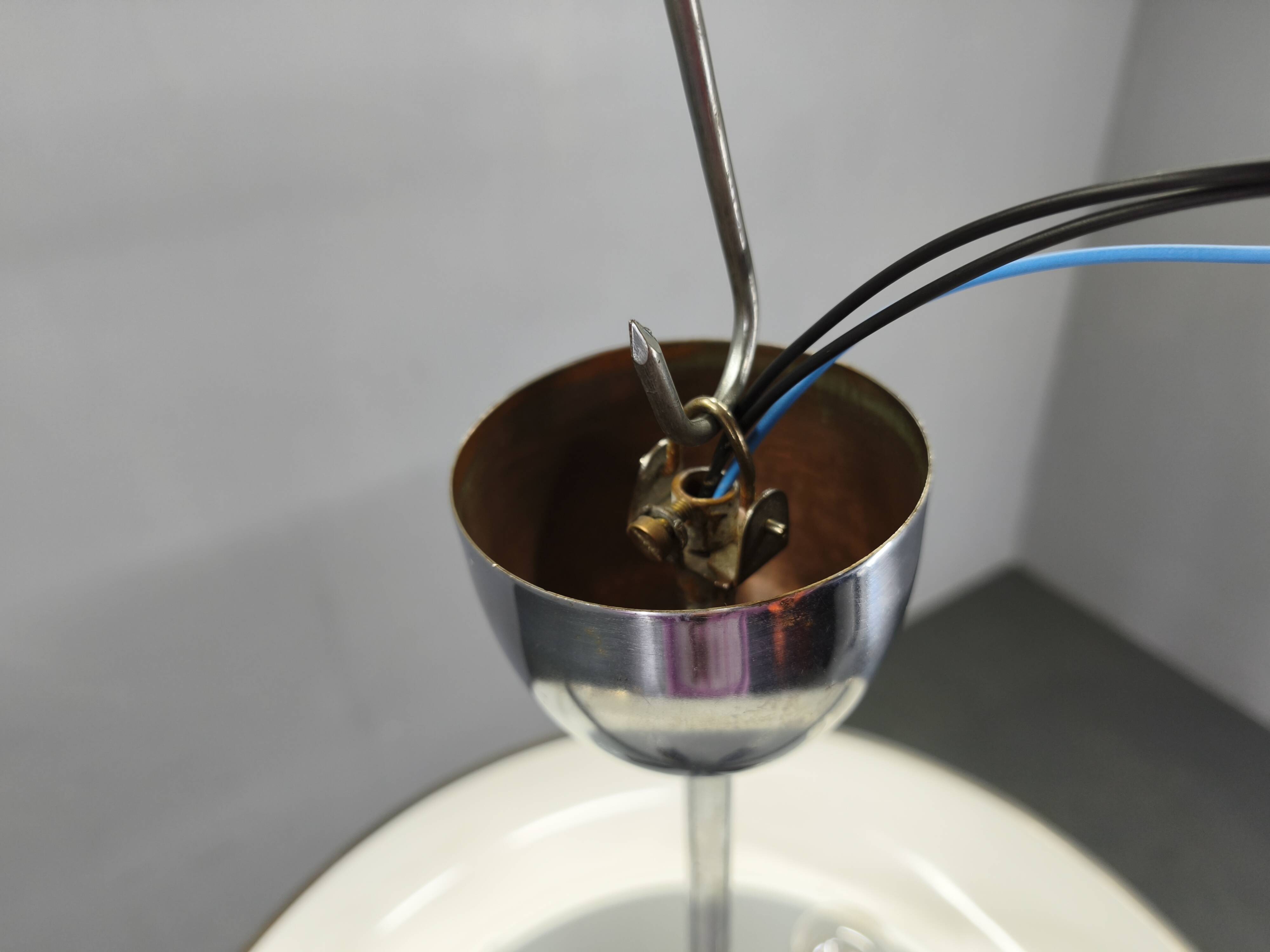 Bauhaus UFO Chandelier by Josef Hurka for Napako, 1930s