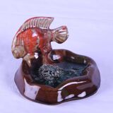 Vallauris style fish ashtray