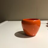 6 coquetiers en bois orange