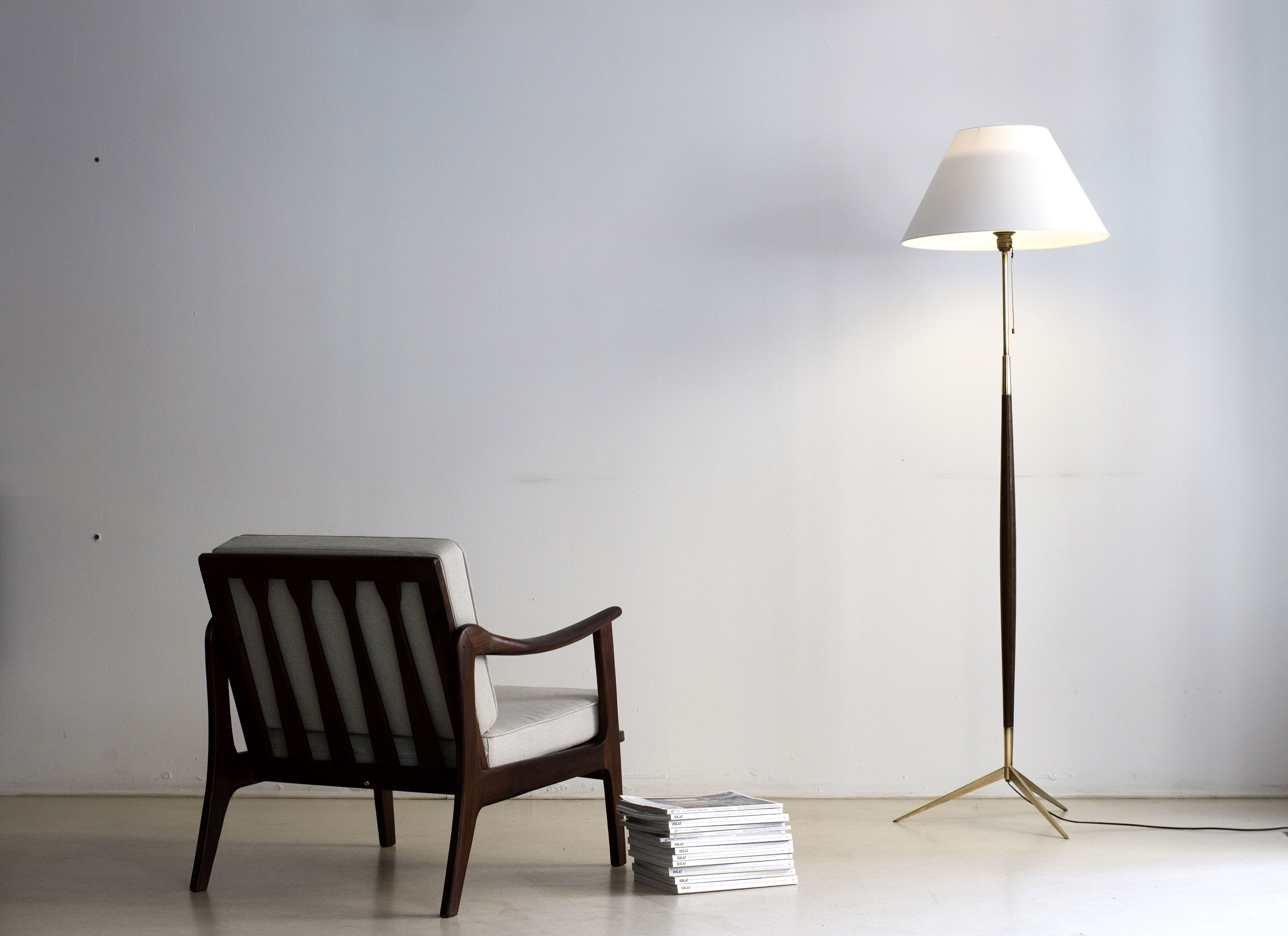 Lunel tripod floor lamp 1950