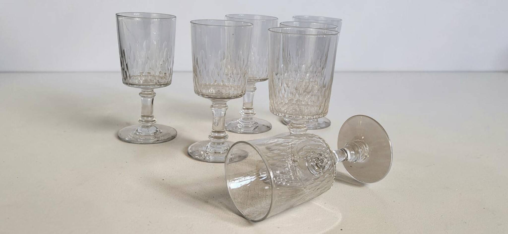 Baccarat - 7 verres à vin modèle Champigny Richelieu