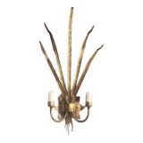 Reed wall lamp (in the style of Jansen)