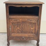 Antique 18th century oak jam jar
