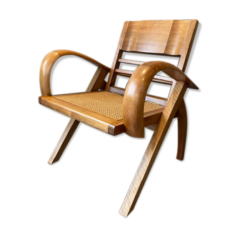 Fauteuil design bois courbé