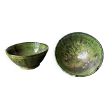 Emerald green Tamegroute bowls D14.5