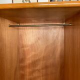 Chene and rattan cabinet