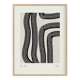 Abstract lines giclee print, 50x70cm