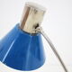 1950s vintage blue table lamp Czechoslovakia