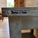 Metal serving trolley