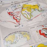Geographic map cabinet
