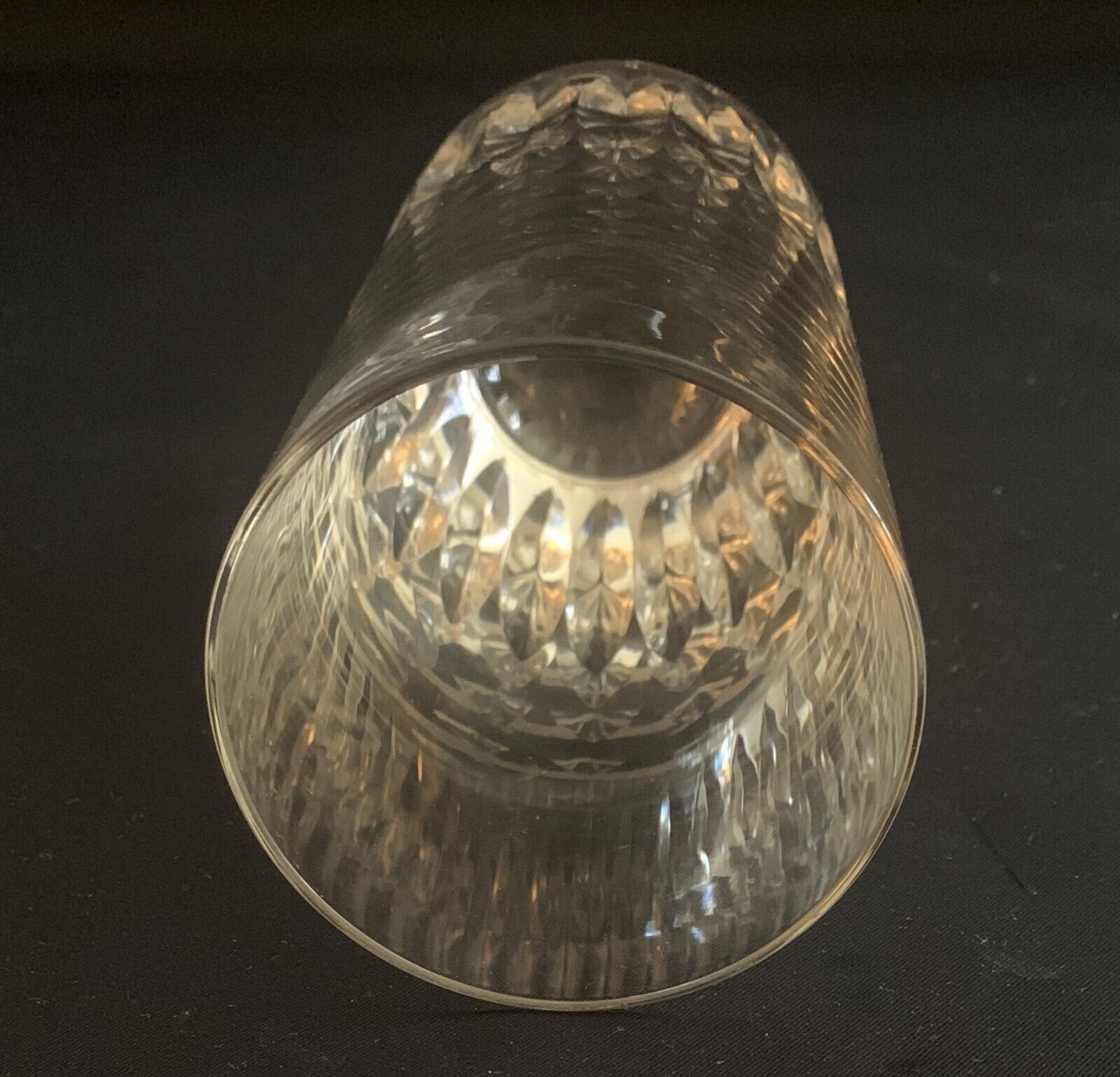 5 St Louis crystal orangeade and whiskey glasses, signed