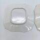 Pair of Square Plates Porcelain from Paris Cobalt and Gold Empire Style