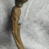 Bronze and glass coat hooks