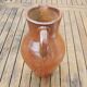 Old Large Jug in Brown Glazed Stoneware H 29 cm