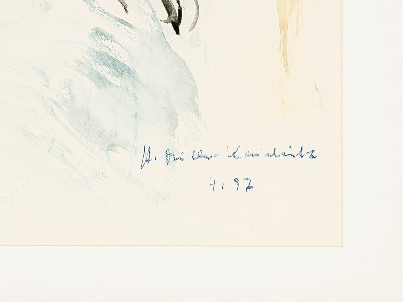 Tableau « Junger sitzender Mann » de Helga Müller