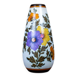 Ceramic Vase in Floral Motifs, 1950s