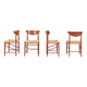 Ensemble de 4 chaises à repas en teck par Peter Hvidt & Orla Molgaard-Nielsen