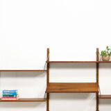 Royal System teak wall unit by Poul Cadovius