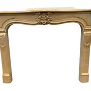 Louis XV style fireplace in natural stone XX century