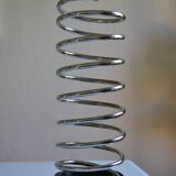 Chrome metal spring umbrella holder