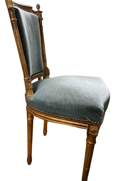 Pair of Louis XVI style chairs