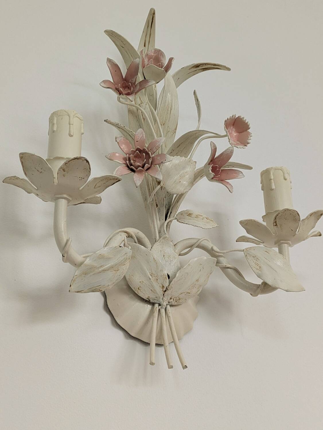 Shabby chic wall lights