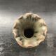 Former vase ball Accolay ceramics brown col corolle vintage