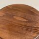 Twisted wooden stool