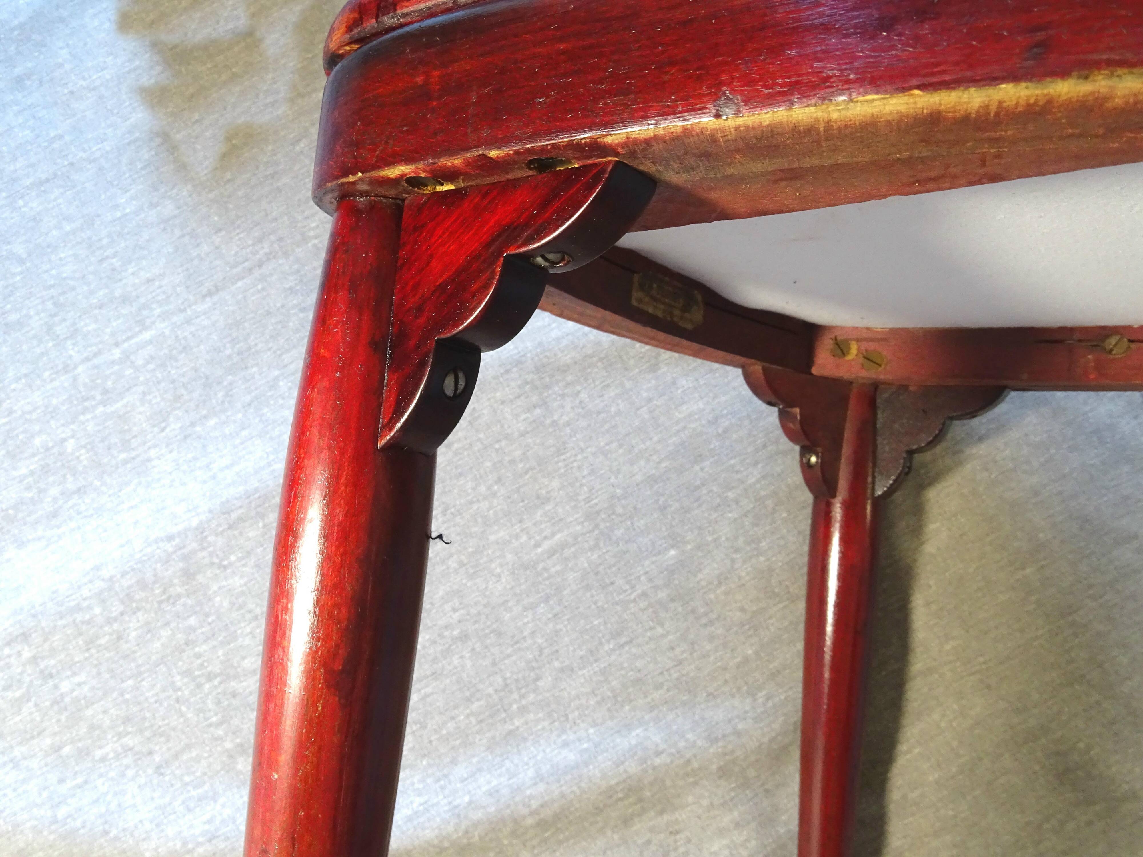Deux chaises Thonet N ° A846 - Otto Prutscher - 1925 -Assises cuir -