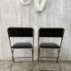 Paire de chaises pliantes vintage