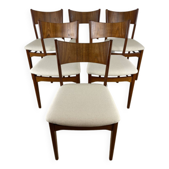 Set of 6 Scandinavian chairs