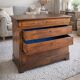 Antique Louis-Philippe style chest of drawers in wood – 4 drawers – approx. L125 x D60 x H100 cm