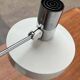 Mid-Century Modern German Minimalist White and Chrome Table Lamp from Kaiser Leuchten, 1960s