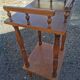 Small balustrade table. Side table. Wood.