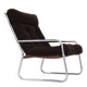 Vintage Space Age chrome armchair by Gillis Lundgren 1970s