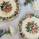 Lot of two Sarreguemines plates.