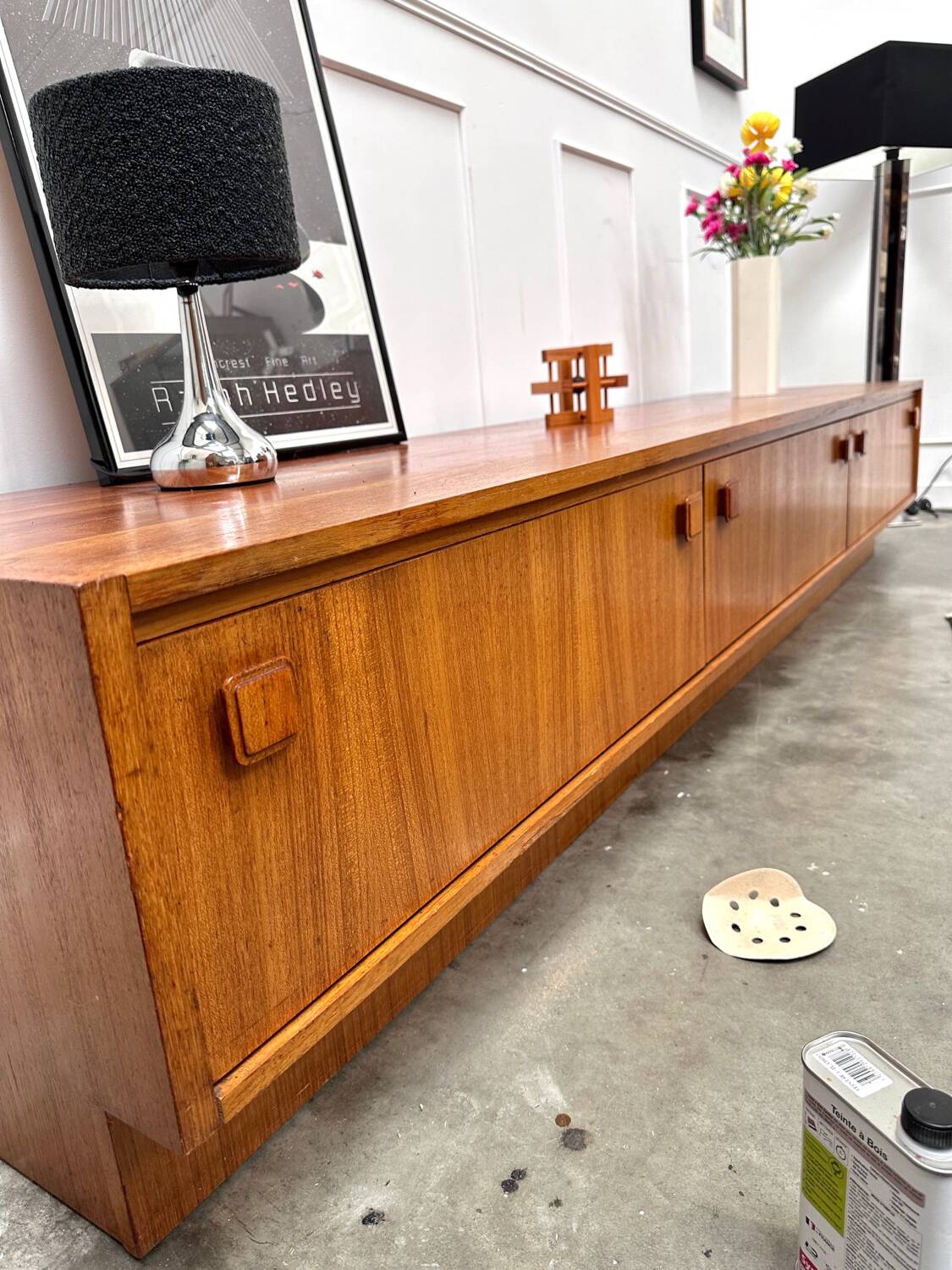 Scandinavian low sideboard