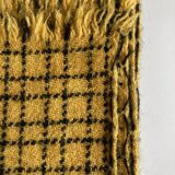 Shetland wool canvas plaid 1960