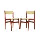 Set of two teak chairs, Danish design, 1970s, production: Denmark