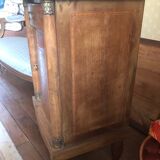 Antique bedside table with marble